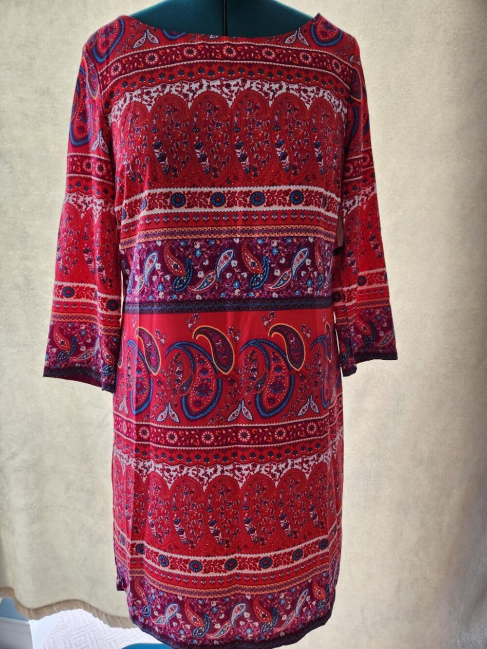 Old Navy Multicolor Paisley Midi Dress